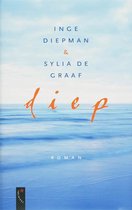 Boek 'Diep' met een oceaan op de voorkant. Inge Diepman & Sylia de Graaf.