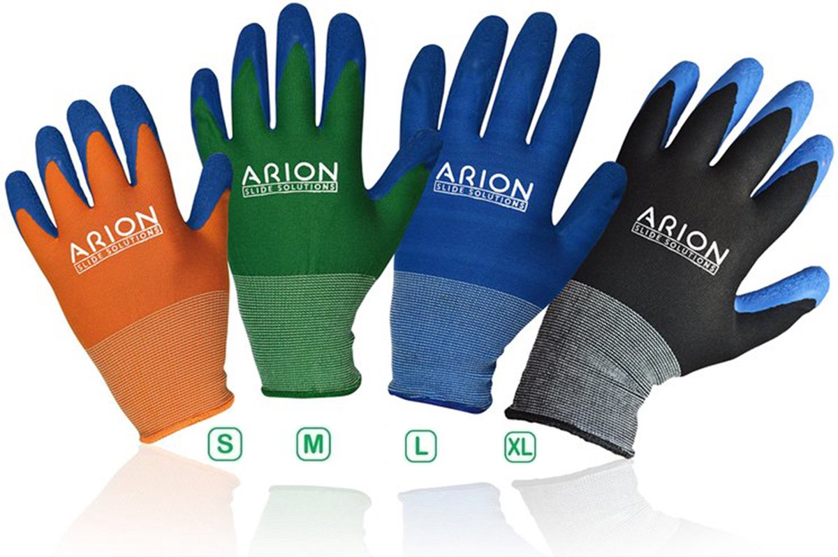 Goedkoopste Arion Easy-Grip Handschoenen voor Steunkousen - Maat XL - 1 Paar - Zwart