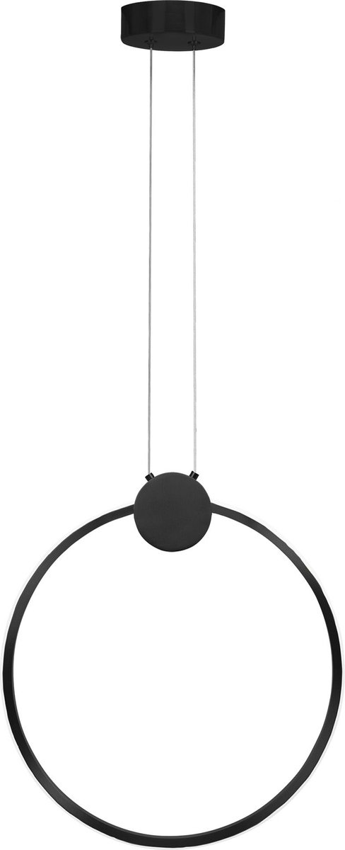 Toolight App1395-Cp Hanglamp Zwart 40X2,7X43Cm