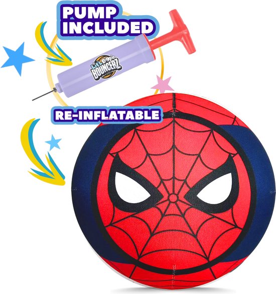Foto: Lit l biggie bouncerz spiderman opblaasbare speelgoedbal