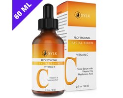 Sylk Vitamine C Serum & Hyaluronzuur serum | Anti Aging | Anti Rimpel | Gezicht Serum | Gezichtsverzorging | 60 ml