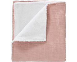 Cottonbaby - Wiegdeken - Cottonsoft - bamboe - oudroze - 75x90 cm