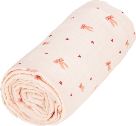 Cam Cam Copenhagen Bows Deken - Muslin - GOTS