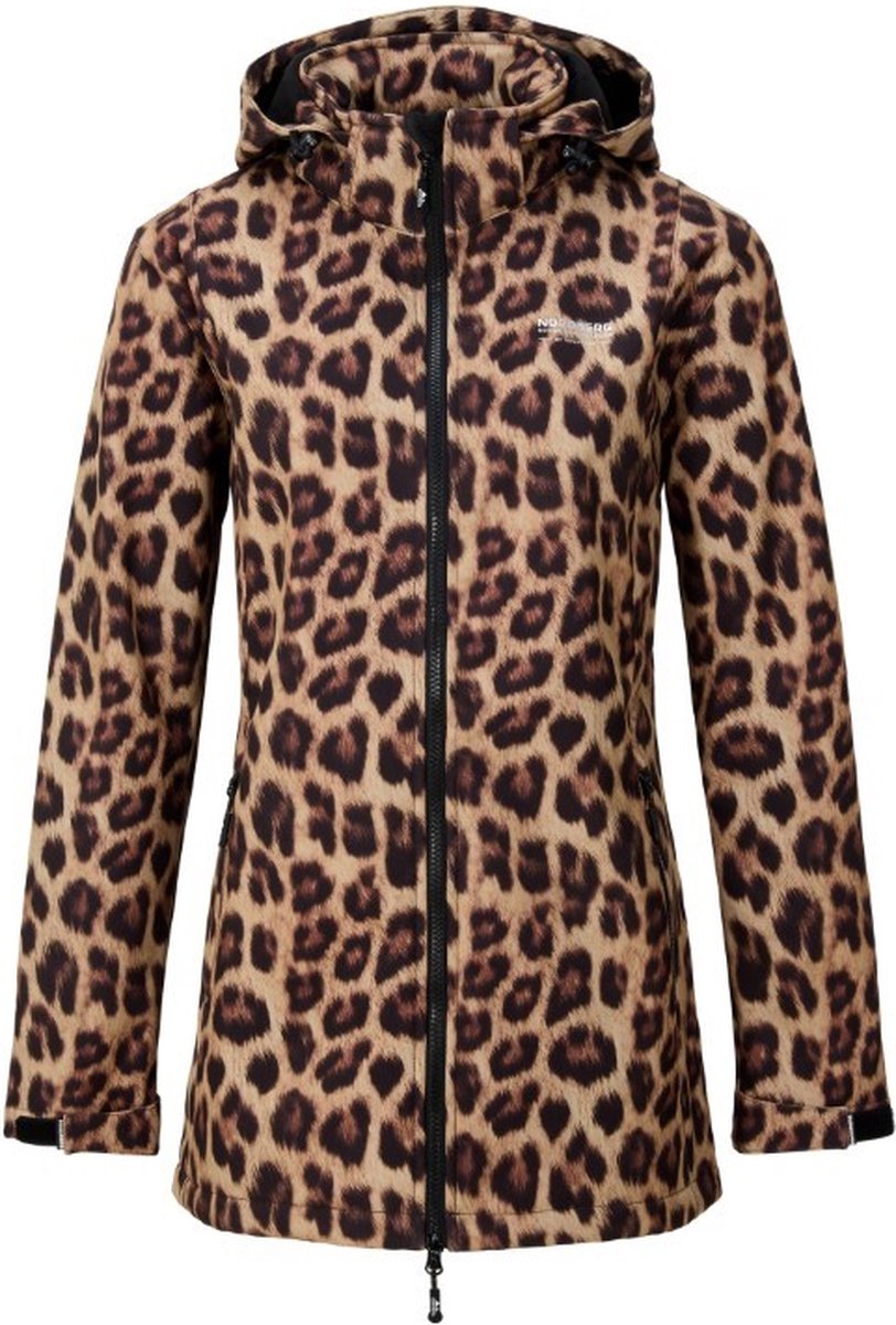 Nordberg Doriene - Softshell Outdoorjas Dames - Tiger Taupe - Maat M