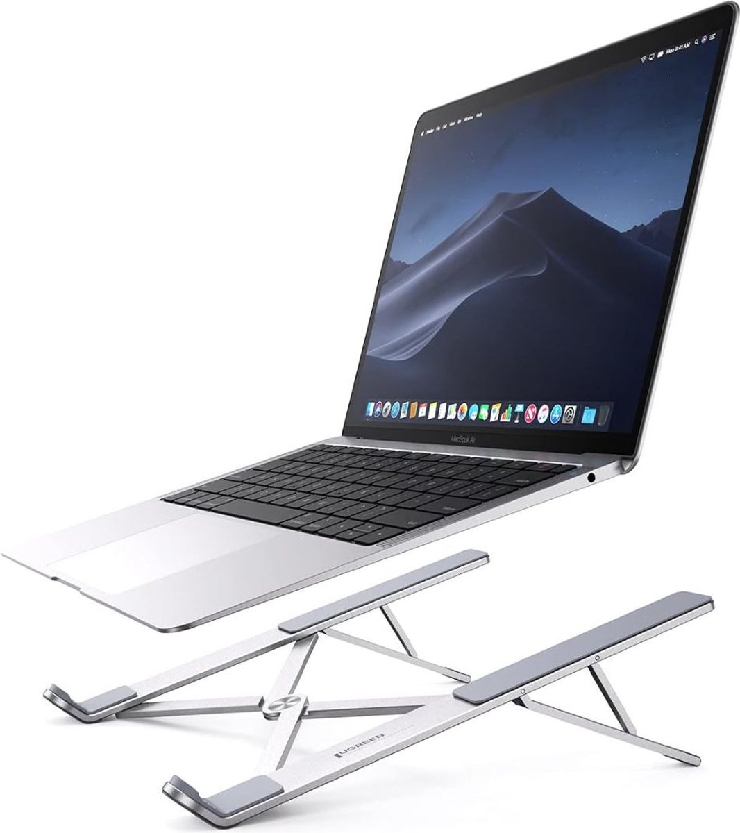 VELTRR® Laptop Standaard - Laptop Stand - Verhoging - Zilver