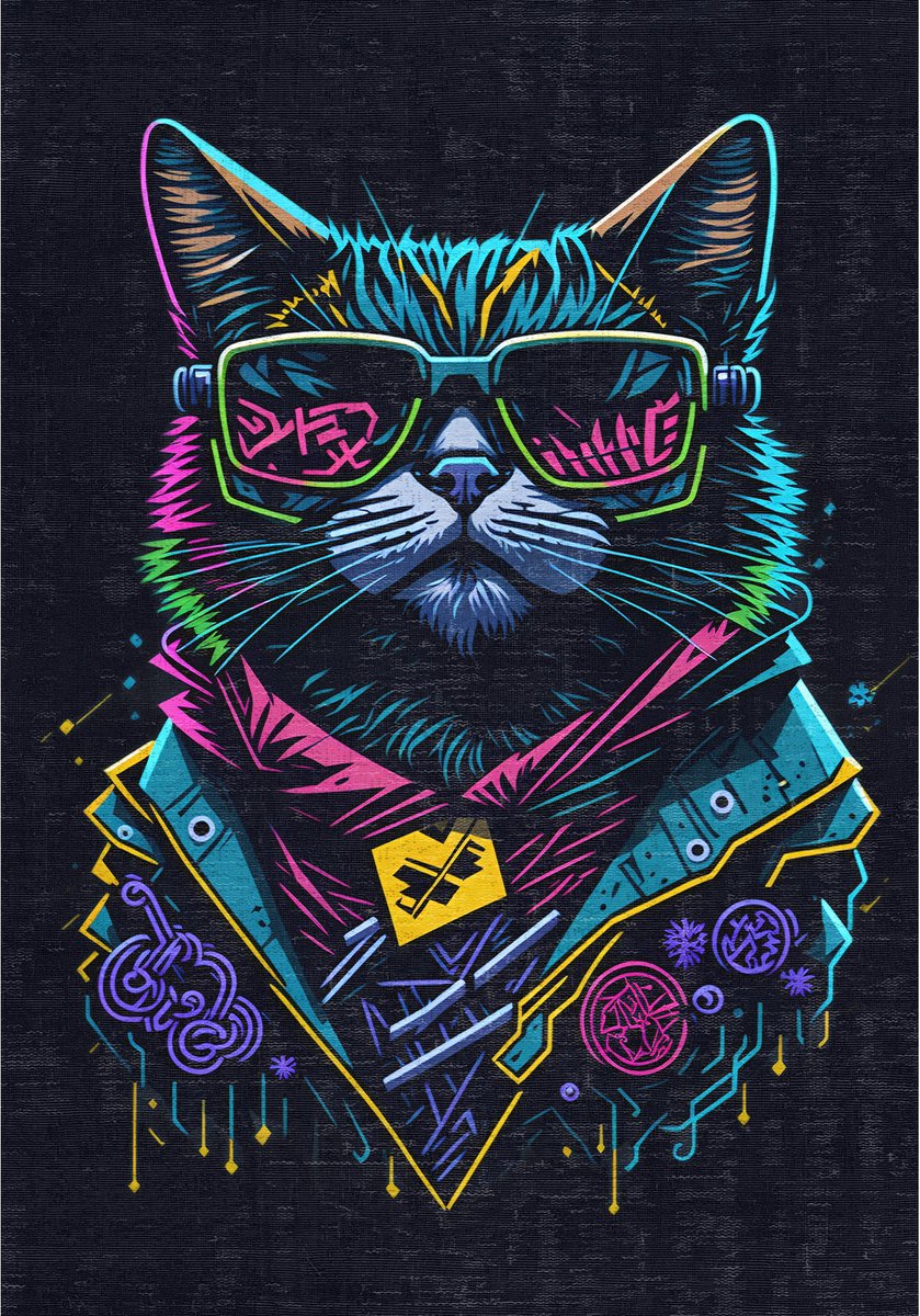 Bamyum Blackcat Bedrukt Tapijt Chenilleprint Machine Made 200 x 300 cm, Vintage Tapijt Slaapkamer, Antibacterieel Antislip Ondervloer Keukentapijt
