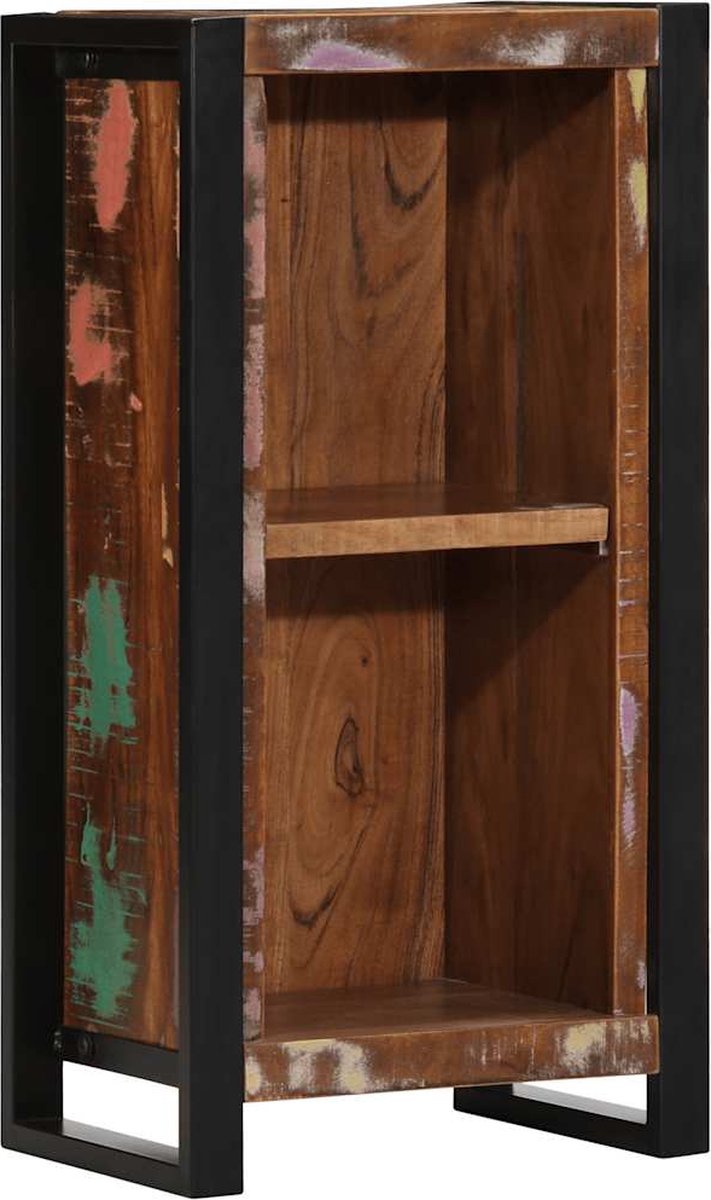 vidaXL - Nachtkastje - 40x30x80 - cm - massief - gerecycled - hout