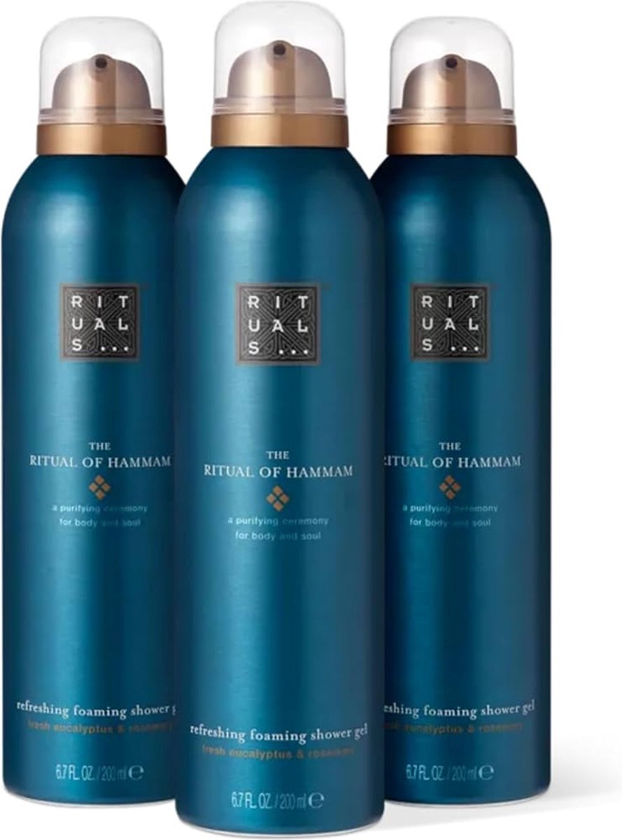 3x Rituals Foam Ritual of Hammam Douche Gel 200ml