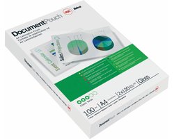 GBC Lamineerhoezen - Voor A4 Documenten - 80 Micron - Glanzend - Verpakking van 100 Stuks - Transparant