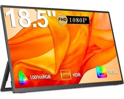 Uperfect Portable Monitor – Draagbare Monitor 18,5 Inch - 1920 x 1080p - Perfect voor Gaming