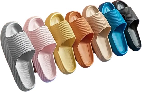 Chaussons de bain Bovista Femme & Homme - Confortables - Tongs - Sauna - Été - Zwart - Taille 36