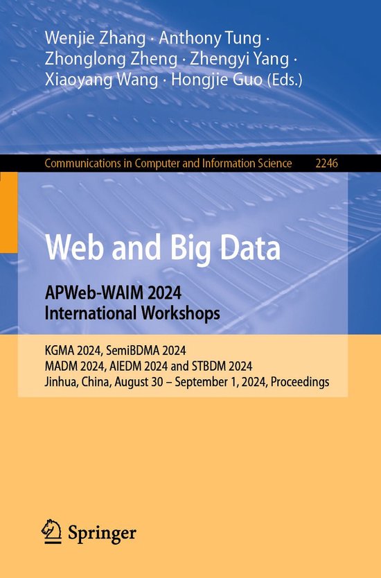 Springer Nature Proceedings Computer Science - Web and Big D ... - cover