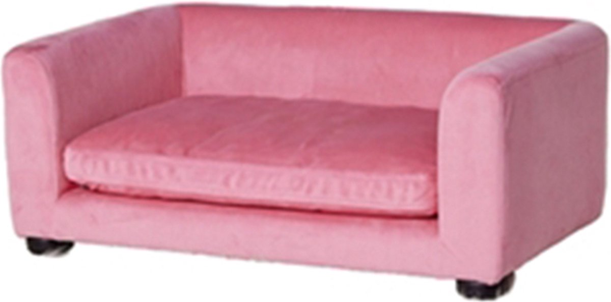 zetel enchanted roze voor honden - pet sofa pink - hondenzetel - hondenmand - 68.5 x 42 x 27 cm (overmeten) zacht en praktisch