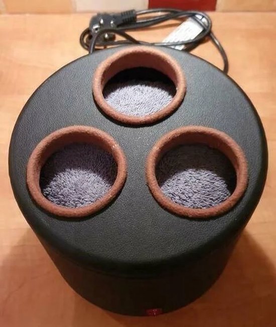 Biljart ballen poetsmachine voor 3 ballen