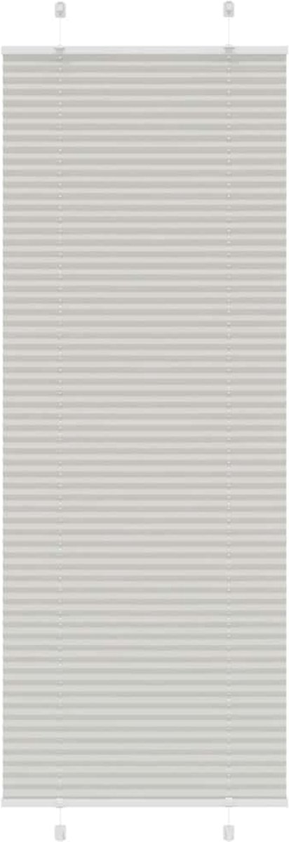 vidaXL - Plisségordijn - 75x200 - cm - stofbreedte - 74,4 - cm - polyester