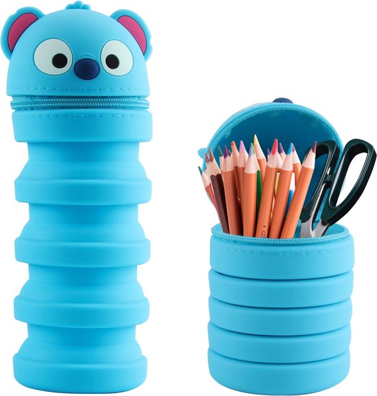 thumbnail: CIYIN Telescopisch Etui Voor Kinderen - Schattig Dieren Pop-up Pennenetui, Meisjes En Jongens