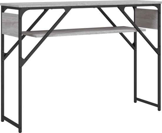 Wandtafel 180x23x75 cm bewerkt hout zwart kopen Wandtafel 180x23x75 cm bewerkt hout zwart kopen