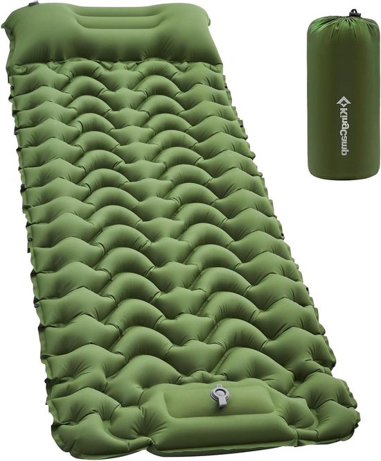 Opvouwbare Pvc Camping Opblaasbare Luchtbed Futon Matrassen In De Tent Stroomden Hoge Luchtbed Met Ingebouwde Pomp Luchtbed