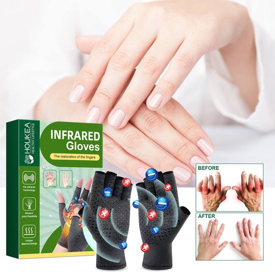 Gants de soin des articulations Houkea – Siècle des Lumières de la raideur du pouce, de la douleur et du gonflement des articulations des doigts