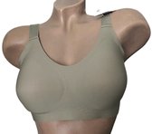 Soutien-gorge Comfort - Soutien-gorge - LDM066 Sans couture avec fermeture L/XL (40-42) vert
