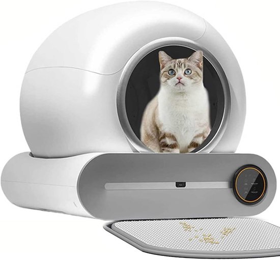 PetPivot Zelfreinigende kattenbak met open design, automatische en