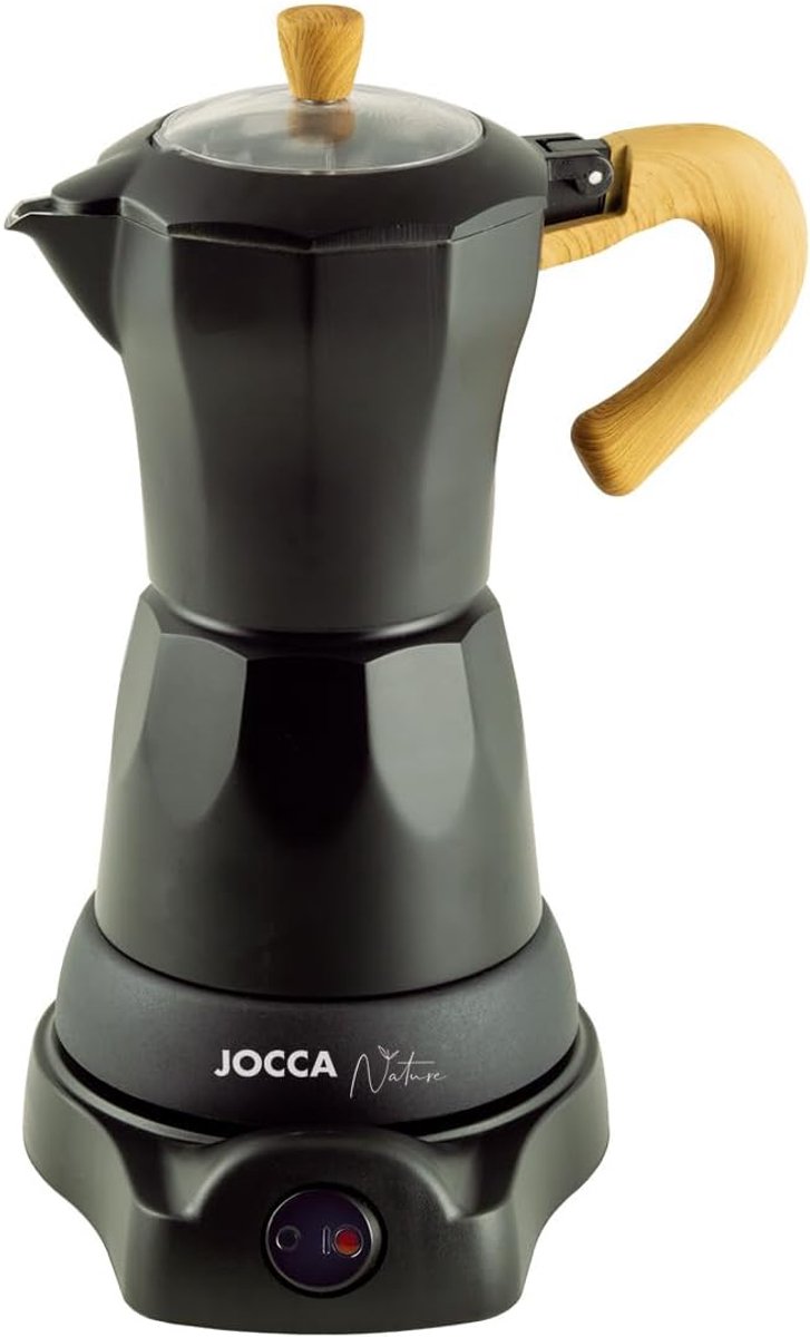 Koffiezetapparaat 6 Kopjes met Draadloze Kan en Automatische Uitschakeling – Elegant en Compact Zwart Design