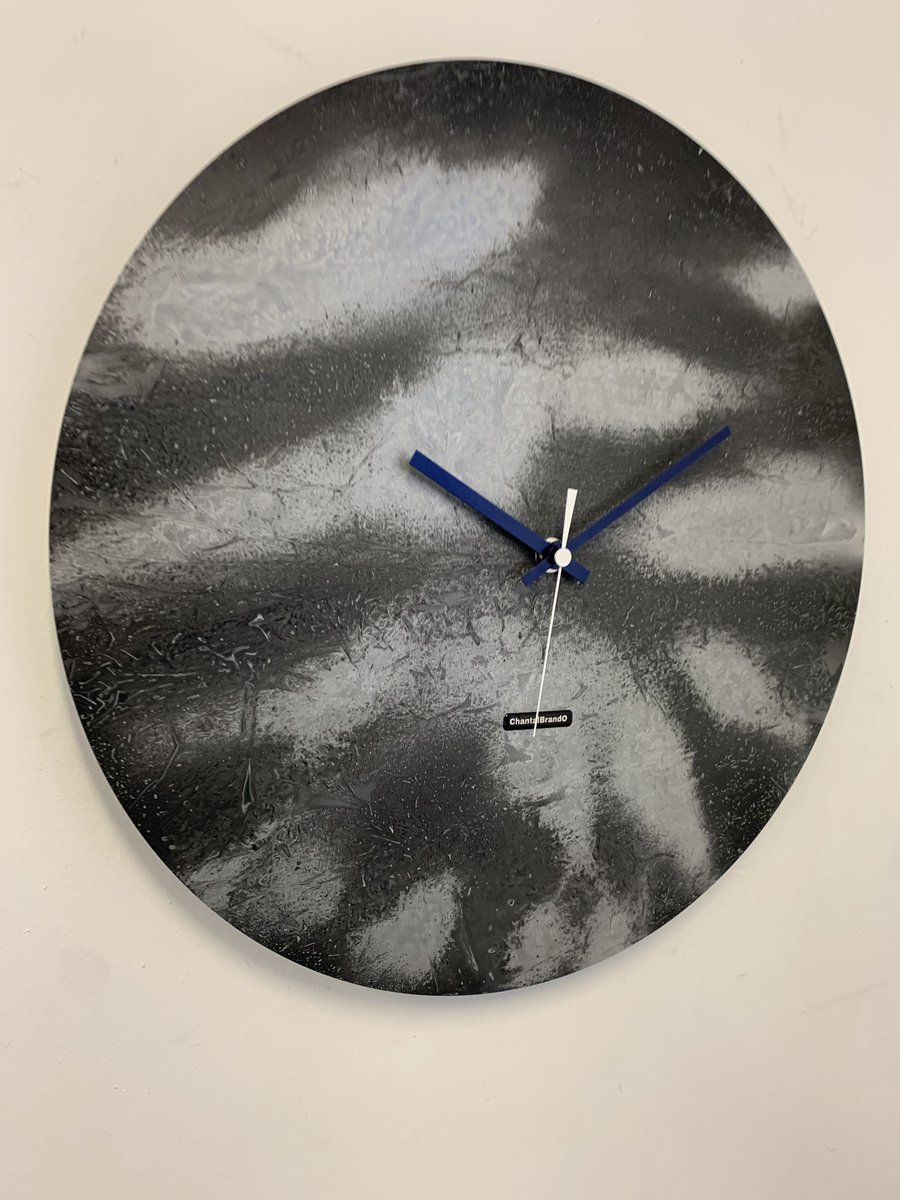 ChantalBrandO Wandklok BRETAGNE XL Modern Industrieel Design