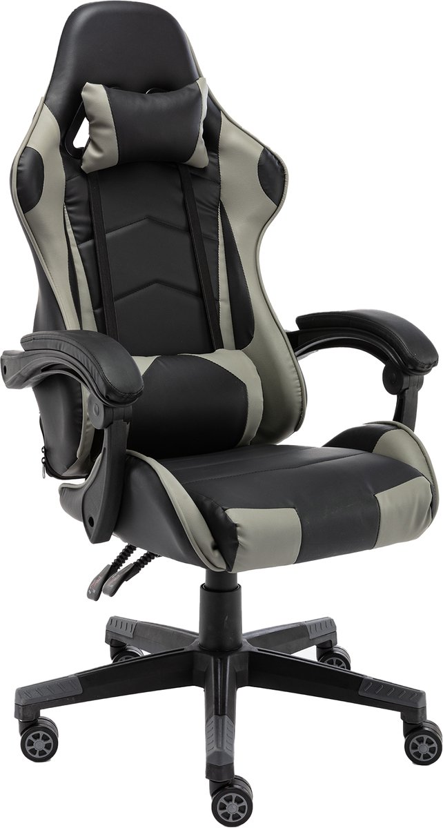 RNL Trading Alora X-TREME Gaming Stoel Grijs/Zwart met - RNL Trading VOF - €69,99