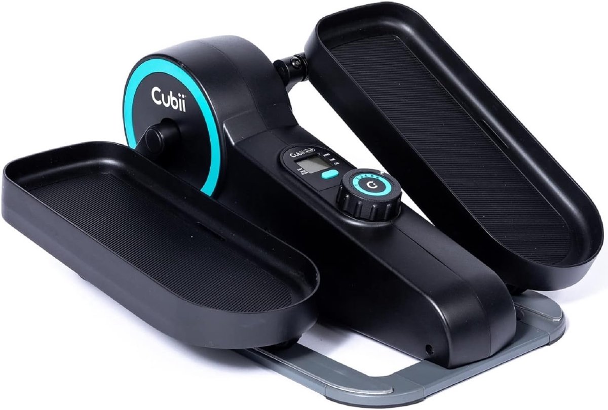 Mini Hometrainer - Elliptische Machine voor Onder het Bureau met LCD-Scherm en Instelbare Weerstand