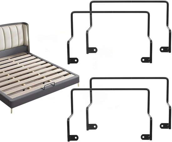 4 stuks matrasbeugels, antislip matrashouders, verstelbare matrasstabilisatoren, voorkomen dat de matras wegglijdt, voor massieve bedpanelen, tatami zweefbedden, flush-bedden