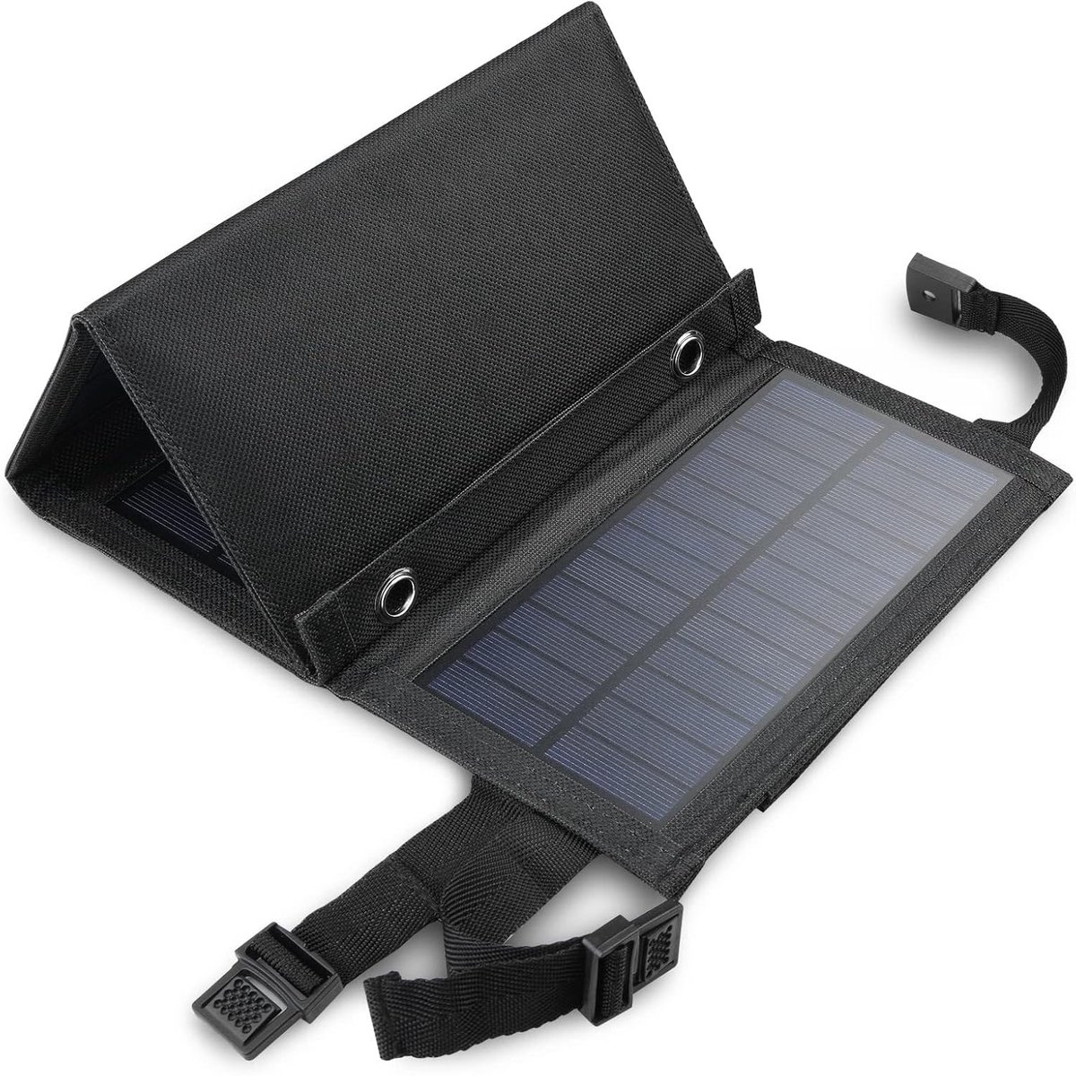 10W Opvouwbaar Zonnepaneel - Draagbare Zonne-energie Oplader met USB-aansluiting voor Smartphones, Ideaal voor Outdoor, Reizen, Camping en Tuin