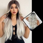 Perruques & Plus - comme Perruque blonde - perruques pour femmes cheveux longs - Ondulées - filet à cheveux inclus - 70 cm