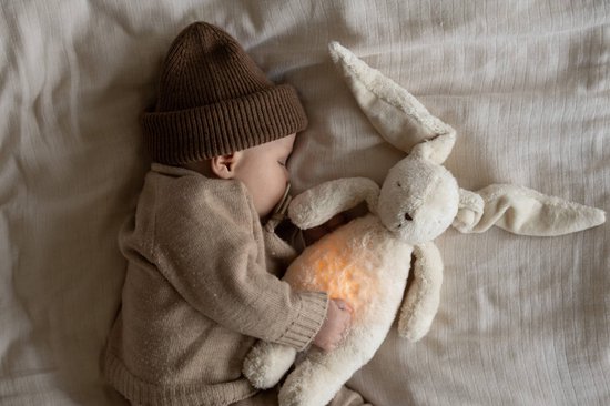 Moonie Slaapknuffel Konijn Humming Bunny Sand Natur 2.0 van Moonie — afbeelding 3