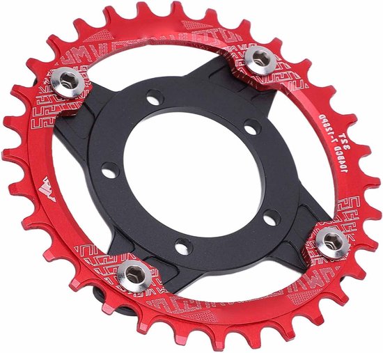 104MM BCD 32T Tandwiel Adapter, Positieve Negatieve Tandplaat Conversie Base Fiets Kettingblad voor 7 8 9 10 11 Snelheden Mid Drive Motor