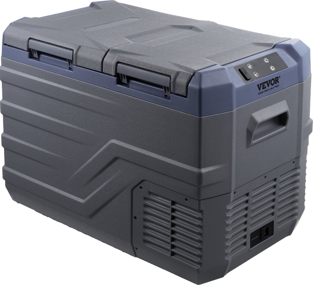 VEVOR Draagbare Koelkast Met Vriesvak Auto 32l Dual Zone 60w Koelbox Camping