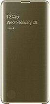 Basic Hoesjes - Flip case Cover- Voor Samsung Galaxy S10+ Plus - Goud