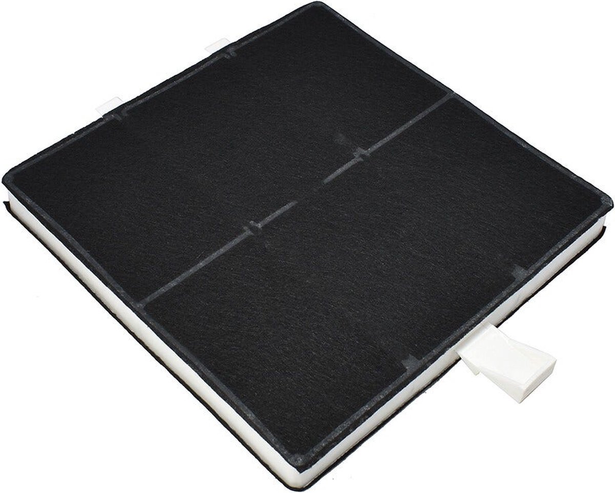 AllSpares Koolstoffilter voor afzuigkappen geschikt voor o.a. Bosch 00360732/360732 / DHZ5186 / Siemens LZ51800 / Neff Z5116X1 (222x222x22mm)