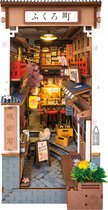 Robotime Book Nook Sakura Wine Alley | Coin livre | TGB11 | Bricoler | Kit de montage | Hobby | Livres | Créatif | Miniature