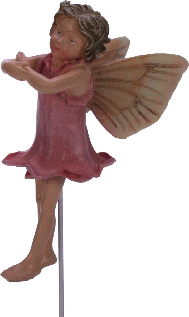 Flower Fairy Roos op pin, 10cm