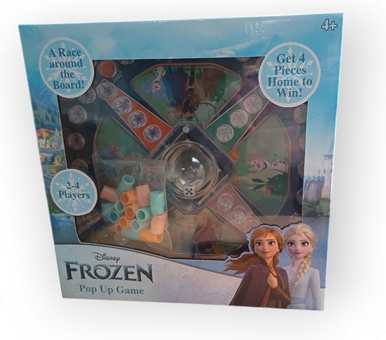 Frozen pop up game, mens erger je niet, spelletje,