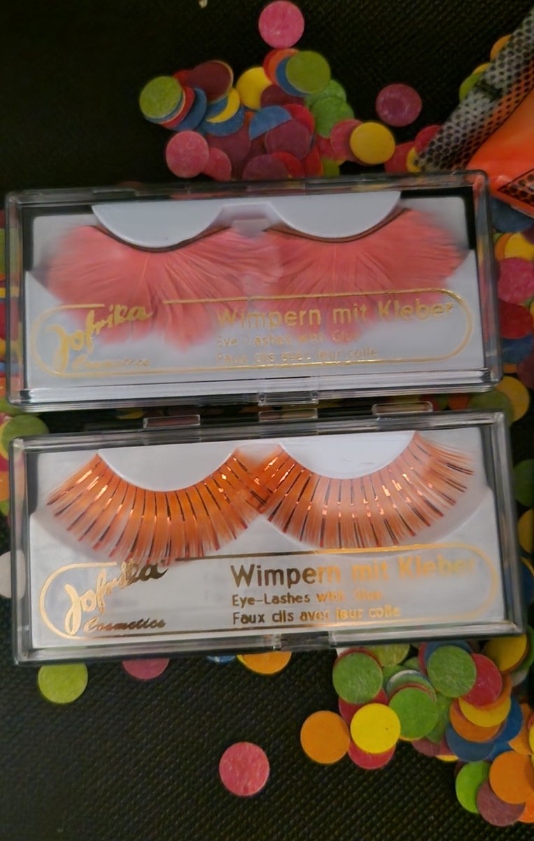Neon plak nagels /neon Face & Body paint/Imitatie wimpers /2x plak wimpers glitter en veren/ carnaval make up / gay pride/ festival / neon makeup/ Festival make up/ koningsdag/ oranje