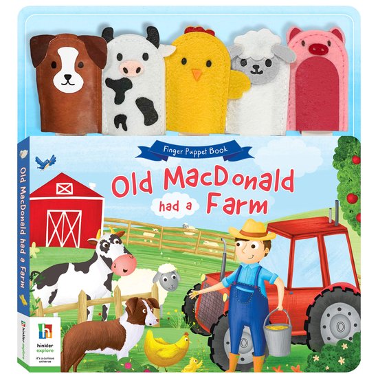 Farm- Old MacDonald Had a Farm Finger Puppet Book - cover
