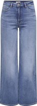 JDY - JDYFELINA-FINA HW WIDE MED BLUE DNM Dames Jeans