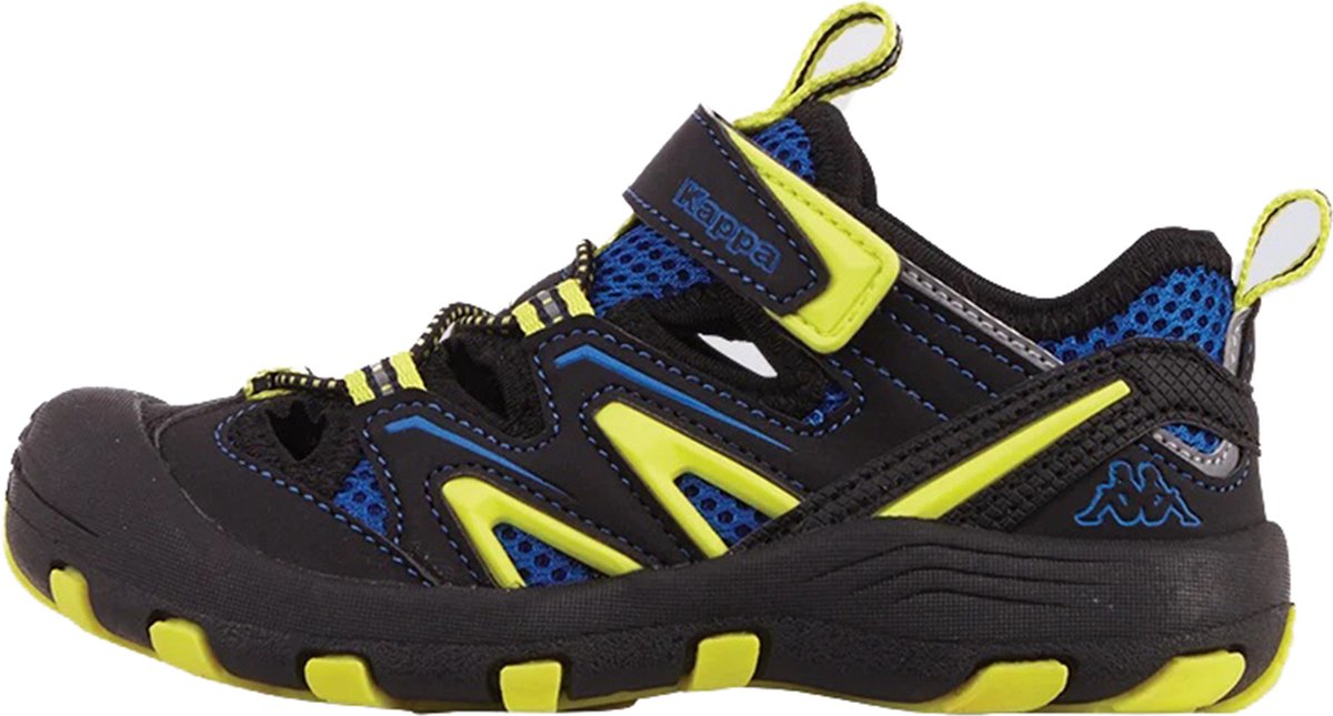 Kappa kindersandaal zomerschoenen schoenen 260682K 1133 /Lime Zwart