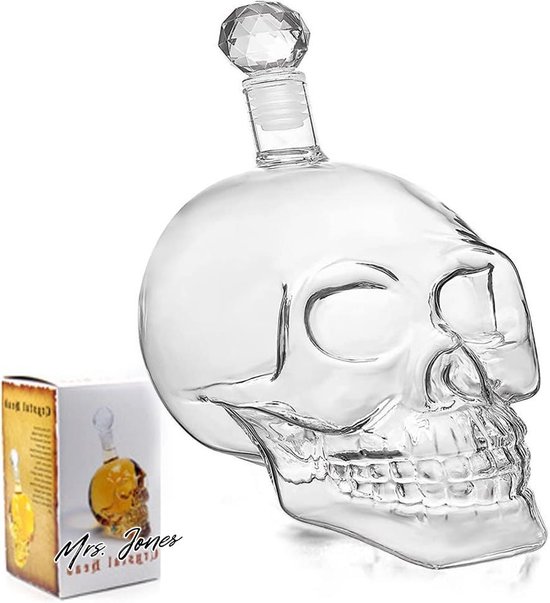 Transparante Whisky Karaf, Handgemaakte Vervaardigde Glas, Zodiac Animal Bull Karaf, Voor Brandy Tequila Bourbon Scotch Rum2500ml