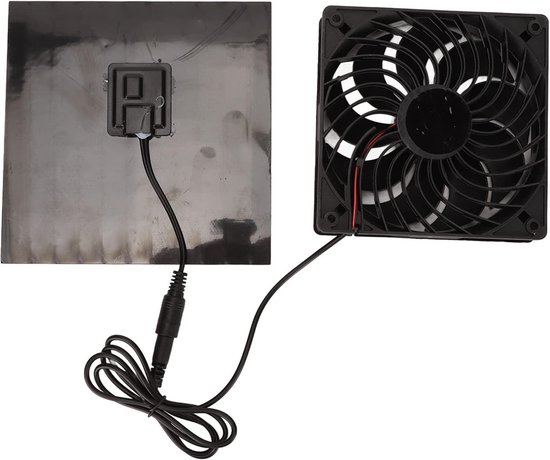 Zonnepaneel Ventilator Kit, 10W Enkele Ventilator Waterdicht Zonnepaneel Ventilator Kas Koelventilator Hondenhok Kippenhok Outdoor Ventilatie Koeling Tool