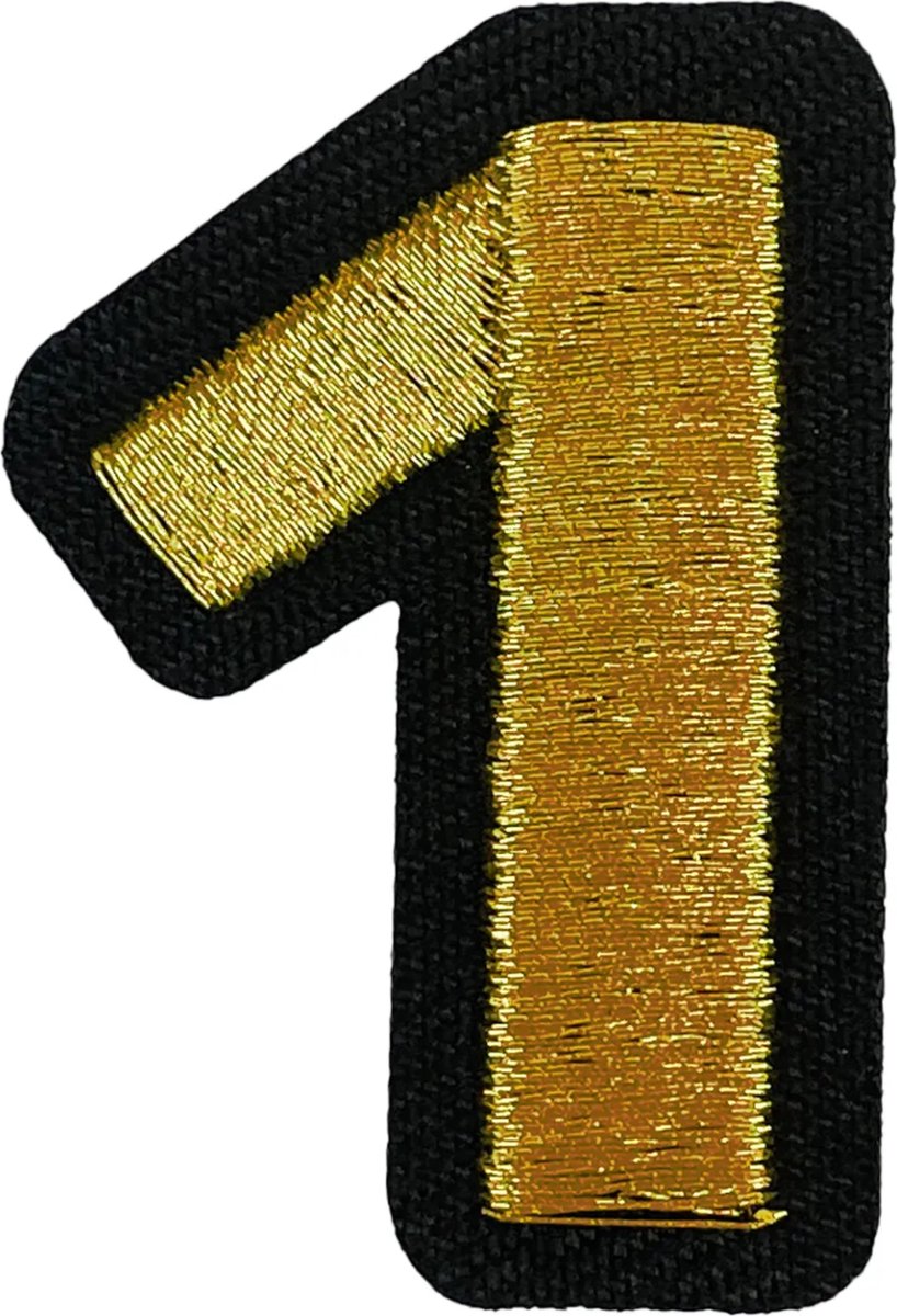 Oeteldonk embleem - Gouden cijfer 1