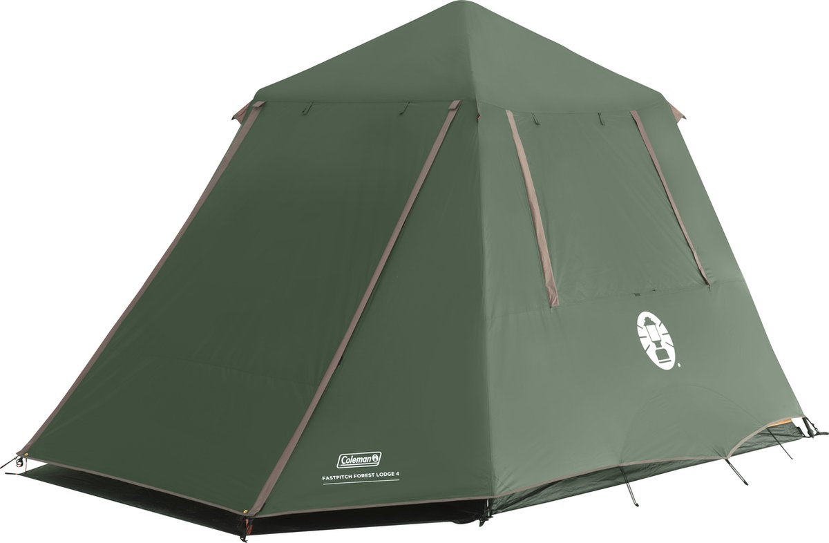 Coleman FastPitch Forest Lodge 4 kampeertent – 4 persoons tent - snel opzetten in minuten – lichtgewicht - groen – foto 3