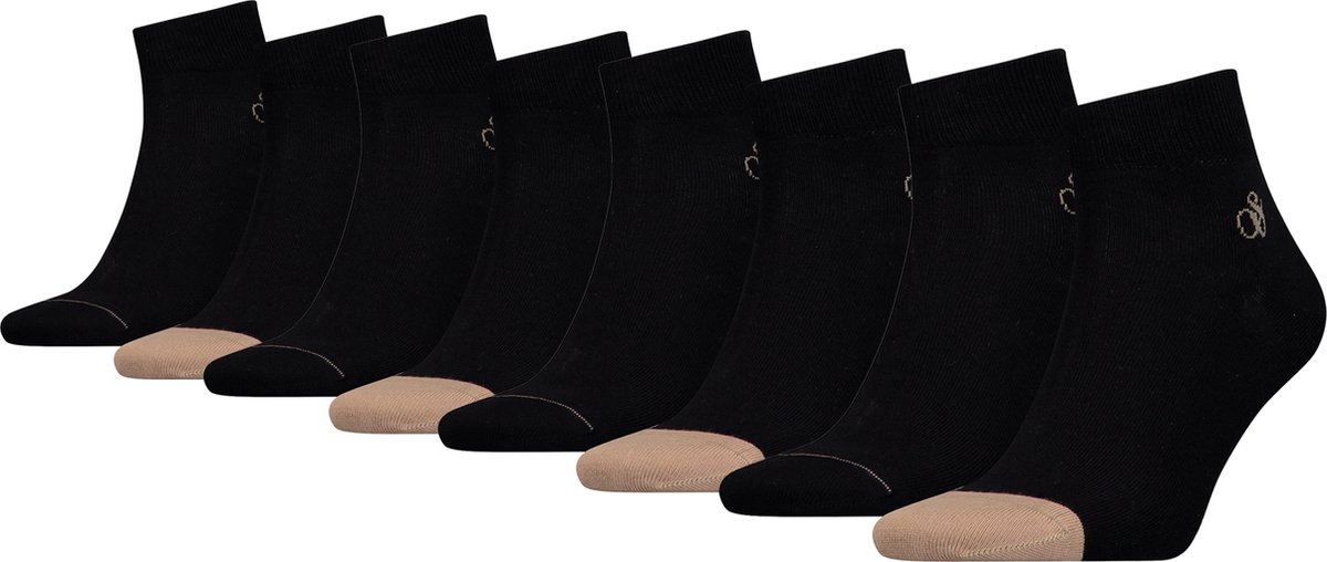 SOKKEN 8 PACK Scotch & Soda kwartsokken voor heren in een verpakking van 8 stuks
