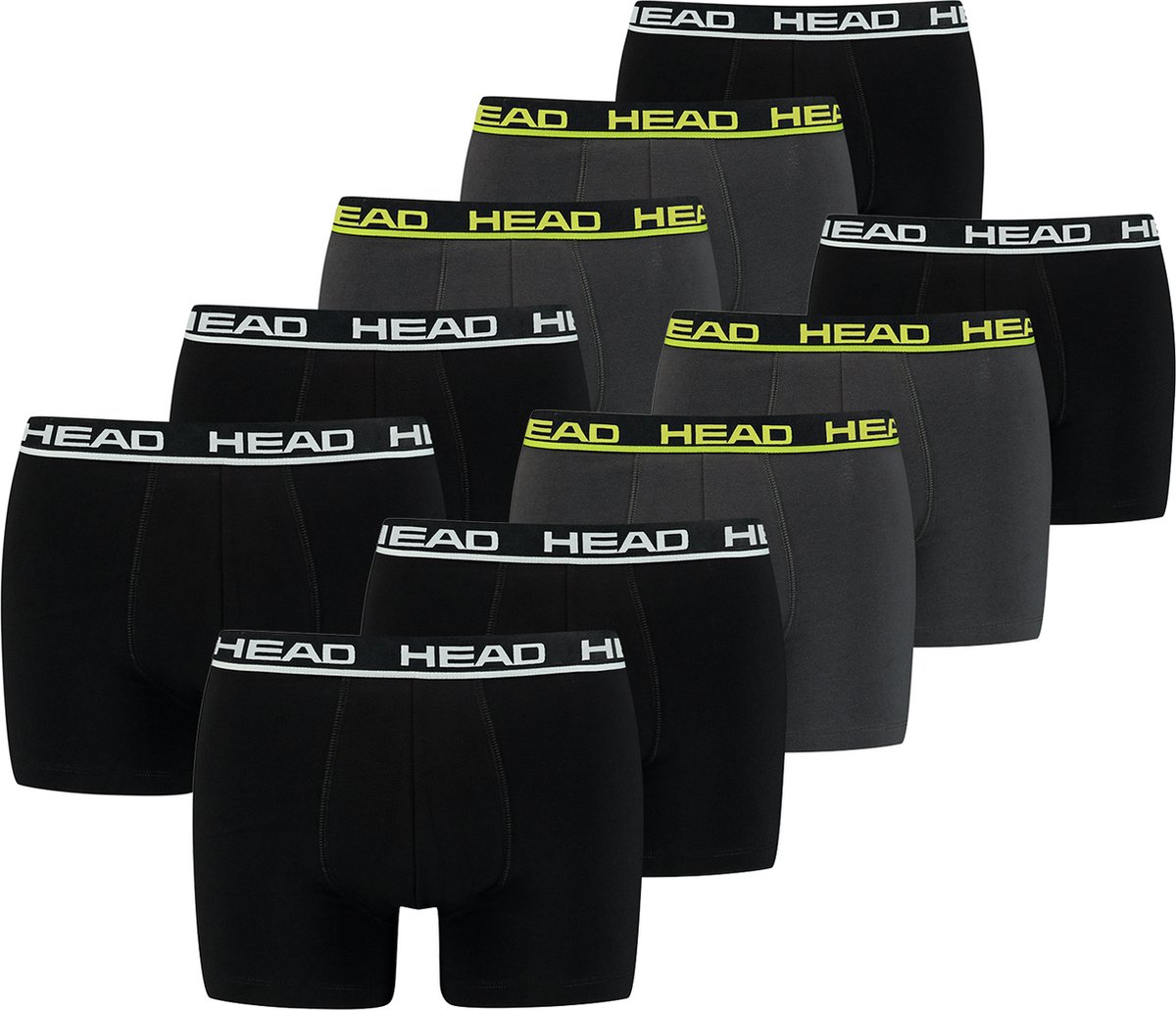 BOXERS Set van 10 HEAD Basic Boxers Boxershorts voor heren